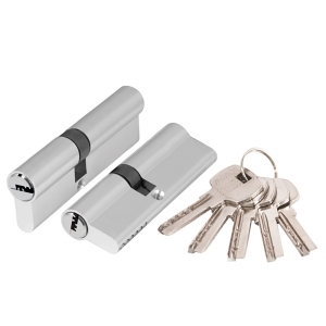 Цилиндровый механизм (AX 200/100) AX2000Key100 mm (45+10+45) CP хром 5 кл.